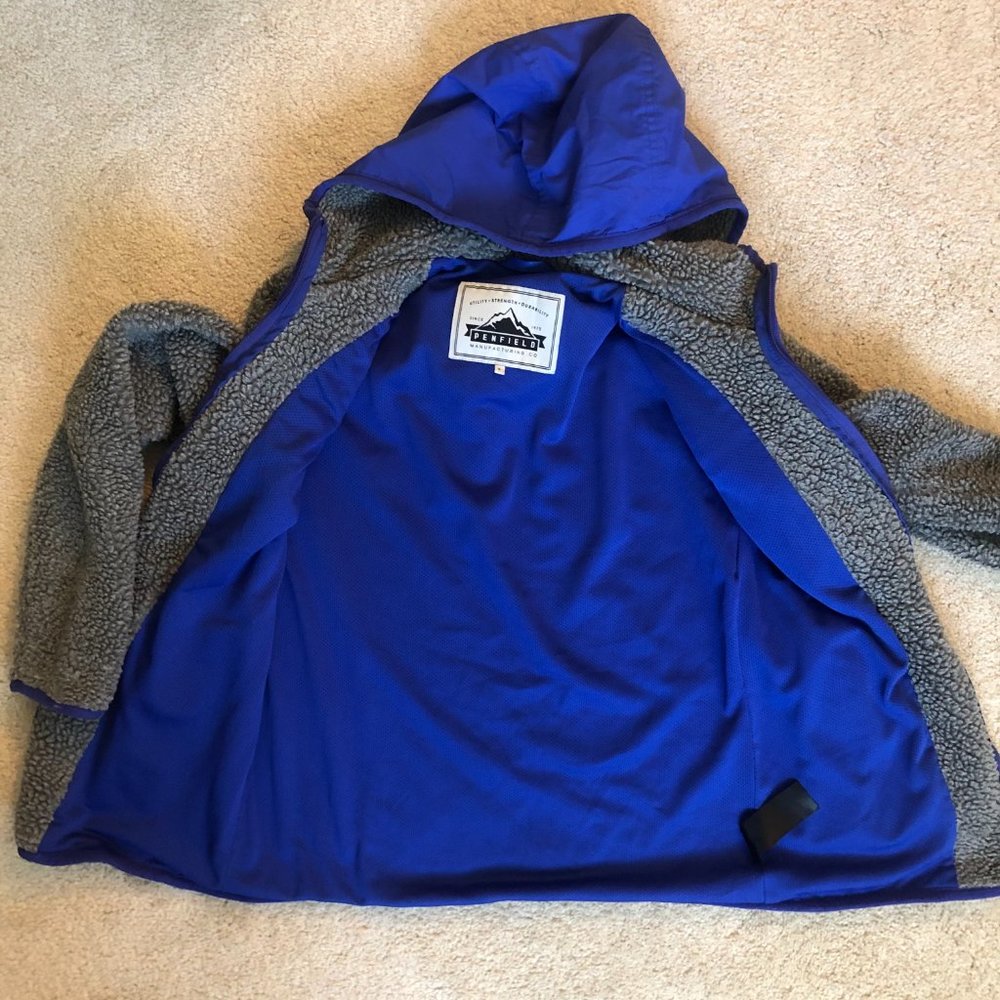 Penfield Blue and Gray Teddy Jacket - Picture 12 of 15